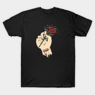 Hand rose T-Shirt